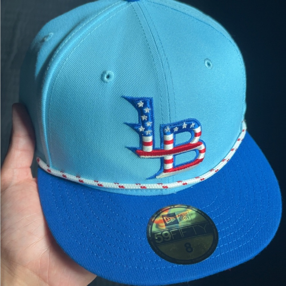 Blue LB Embroidered Cap